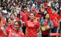 菲律宾北部城市碧瑶举办盛大游行庆祝中国春节