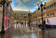 澳门娱乐场人流冷清 威尼斯人购物中心如同「鬼城」
