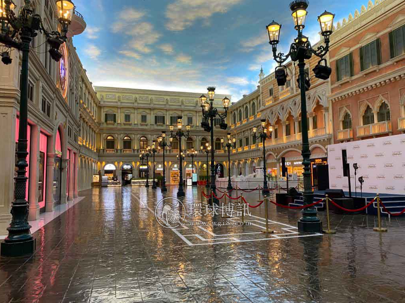 澳门娱乐场人流冷清 威尼斯人购物中心如同「鬼城」