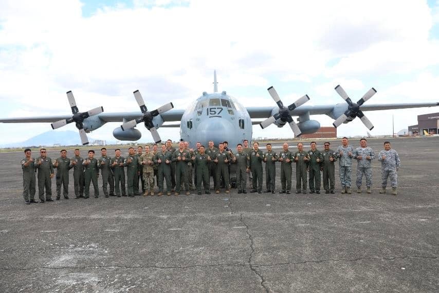 菲律宾空军接收美方第二架C130H飞机