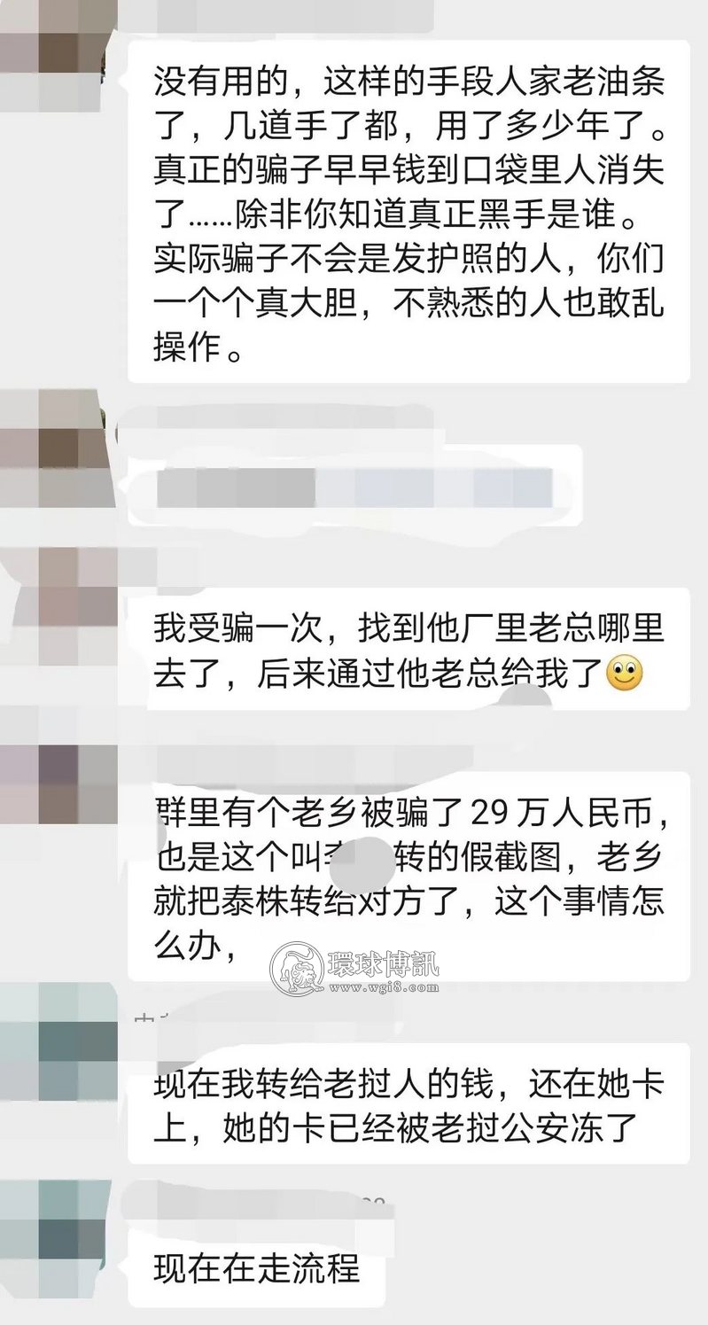 网友爆料! 有人制作虚假转账信息一次骗走￥29万元! 老挝华人微信群里多人受害!