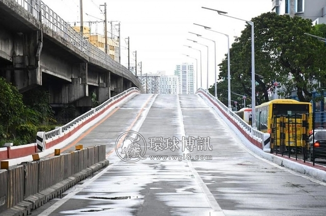 经过一个月整修后 奎松市EDSA-Kamuning立交桥重新开放
